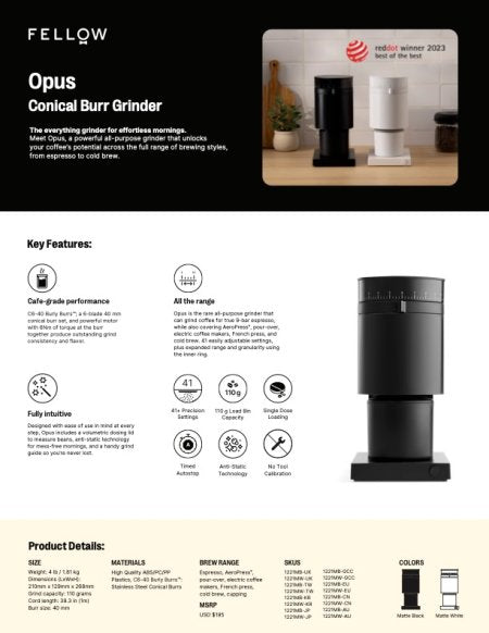 OPUS GRINDER